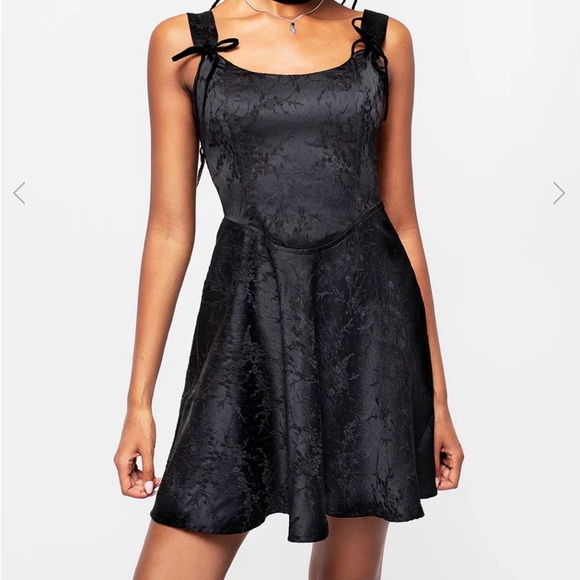 Last Chance sale NWT Disturbia ‘ Aisha ‘ Jacquard Mini Corset Dress - Picture 4 of 11